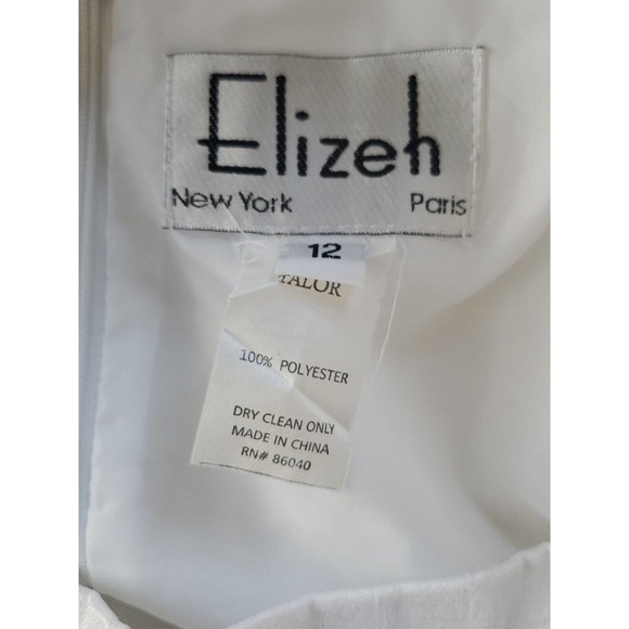 Elizeh Women's 2pc Sleeveless Fit & Flare Mermaid Formal Skirt Set Size 12 - Picture 15 of 15